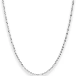 2,4mm Rund-Ankerkette Silberkette Collier Halskette aus 925 Silber 45cm