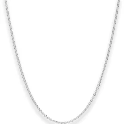2mm Rund-Ankerkette Silberkette Collier Halskette aus 925 Silber 55cm