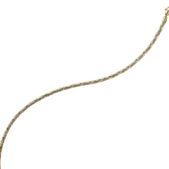 3mm runde Königskette Halskette Kette aus 585 Gold gelb/weiß bicolor 45cm