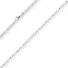 3,4mm Schiffsankerkette Silberkette Collier Halskette aus 925 Silber 45cm