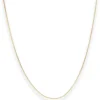 0,7mm Schlangenkette diamantiert Collier Halskette aus 333 Gold Gelbgold 50cm