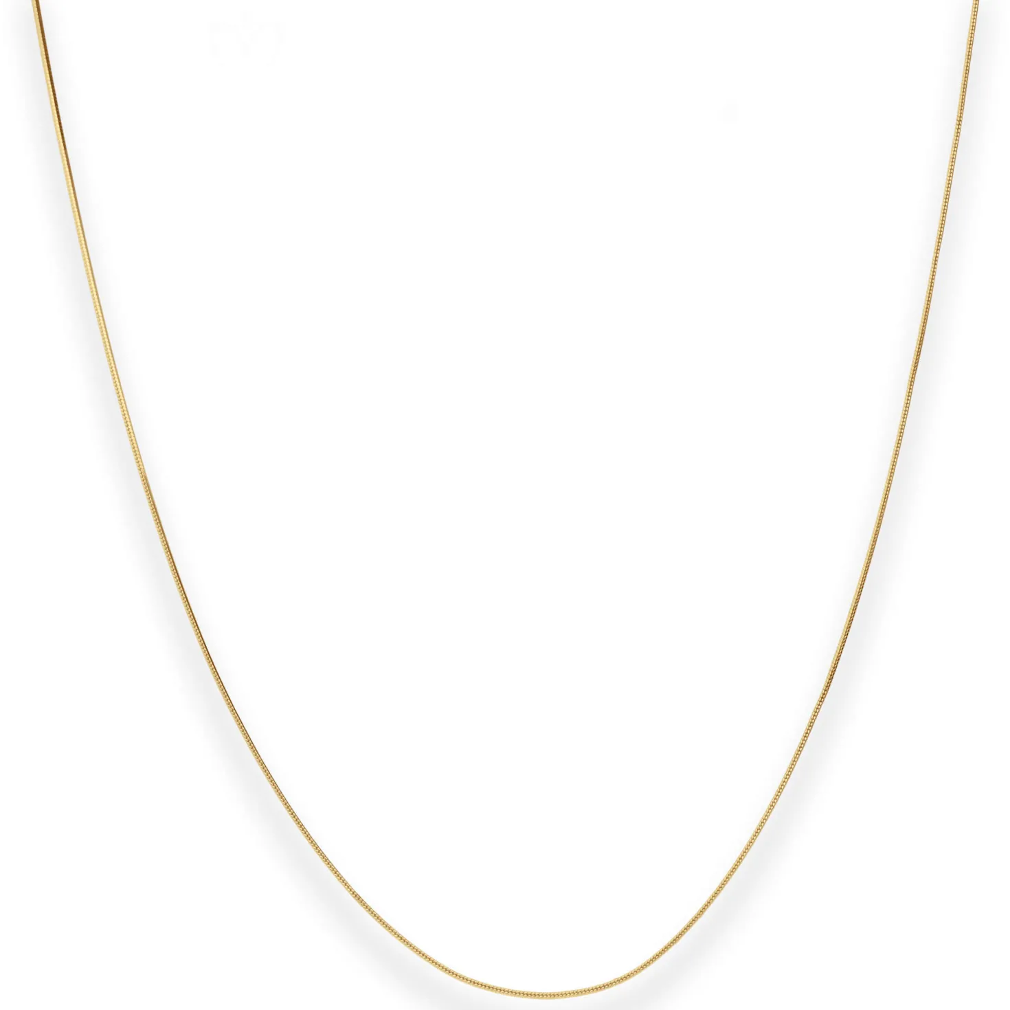 0,7mm Schlangenkette diamantiert Collier Halskette aus 333 Gold Gelbgold 50cm