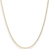 0,9mm Schlangenkette Goldkette Collier Halskette aus 585 Gold Gelbgold 40cm