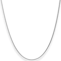 0,9mm Schlangenkette Goldkette Collier Halskette aus 333 Gold Weißgold 42cm
