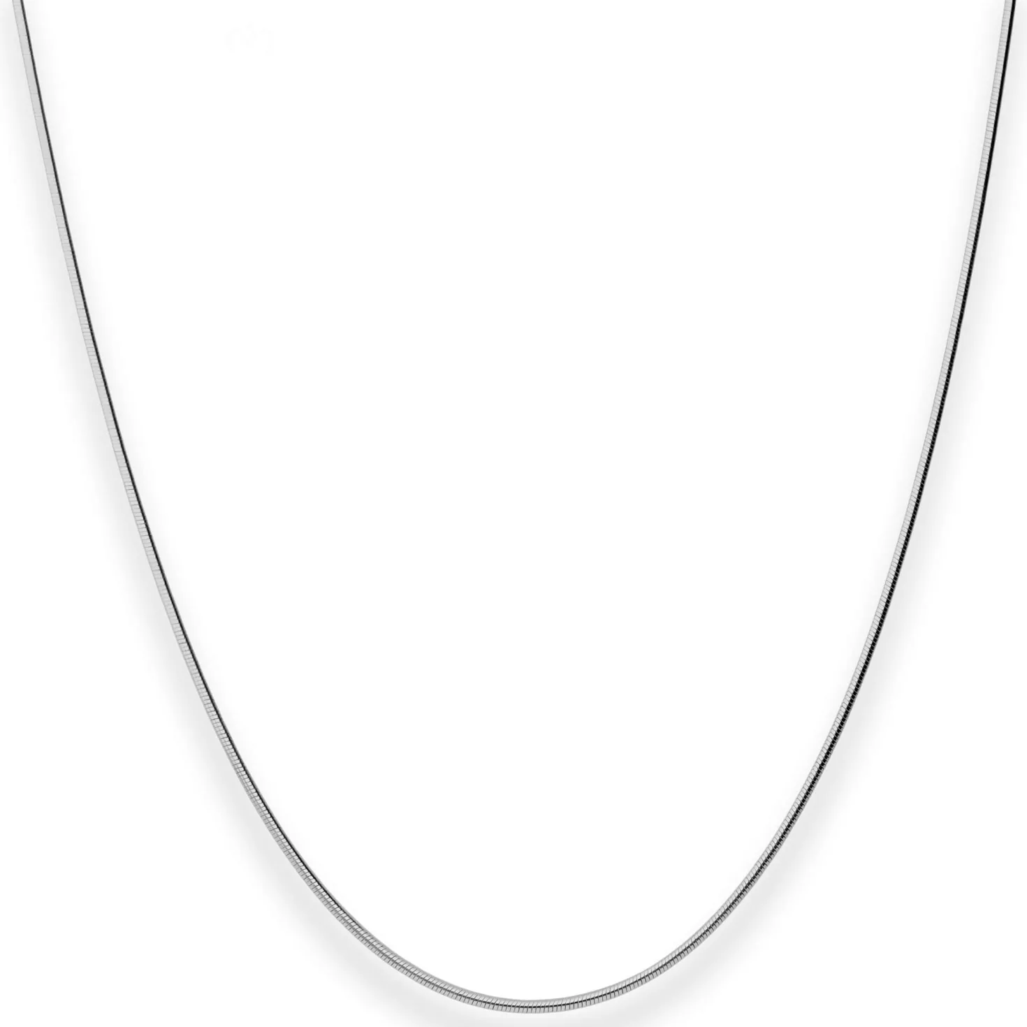 0,9mm Schlangenkette Goldkette Collier Halskette aus 375 Gold Weißgold 40cm