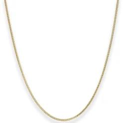 1,4mm Schlangenkette Goldkette Collier Halskette aus 375 Gold Gelbgold 42cm