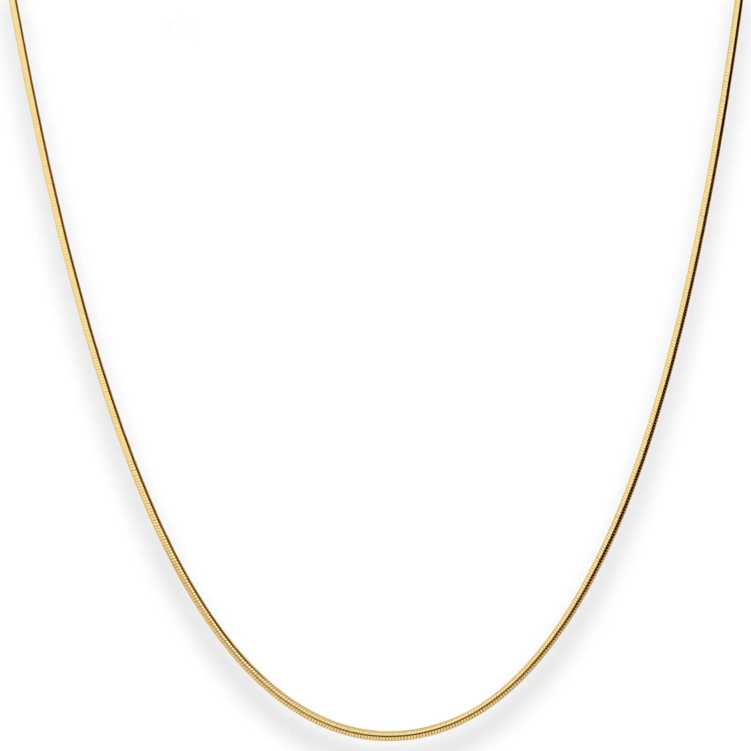 0,9mm Schlangenkette Goldkette Collier Halskette aus 333 Gold Gelbgold 40cm