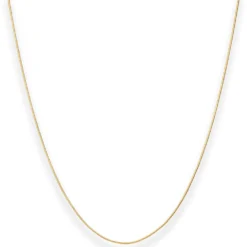 0,8mm Schlangenkette Goldkette Collier Halskette aus 333 Gold Gelbgold 45cm