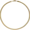 5mm Schlangenkette Halskette Collier aus Edelstahl goldfarben 44-45cm