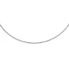 1,9mm Schlangenkette Kette Collier aus 585 Gold Weißgold, 42cm, Damen