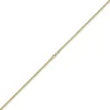 1,9mm Schlangenkette Kette Collier, 750 Gold Gelbgold, Goldkette 55cm