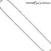 1,6mm Schlangenkette Kette Collier aus 925 Silber rhodiniert 70cm