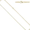 1,4mm Schlangenkette Kette rund, 585 Gold Gelbgold 50cm