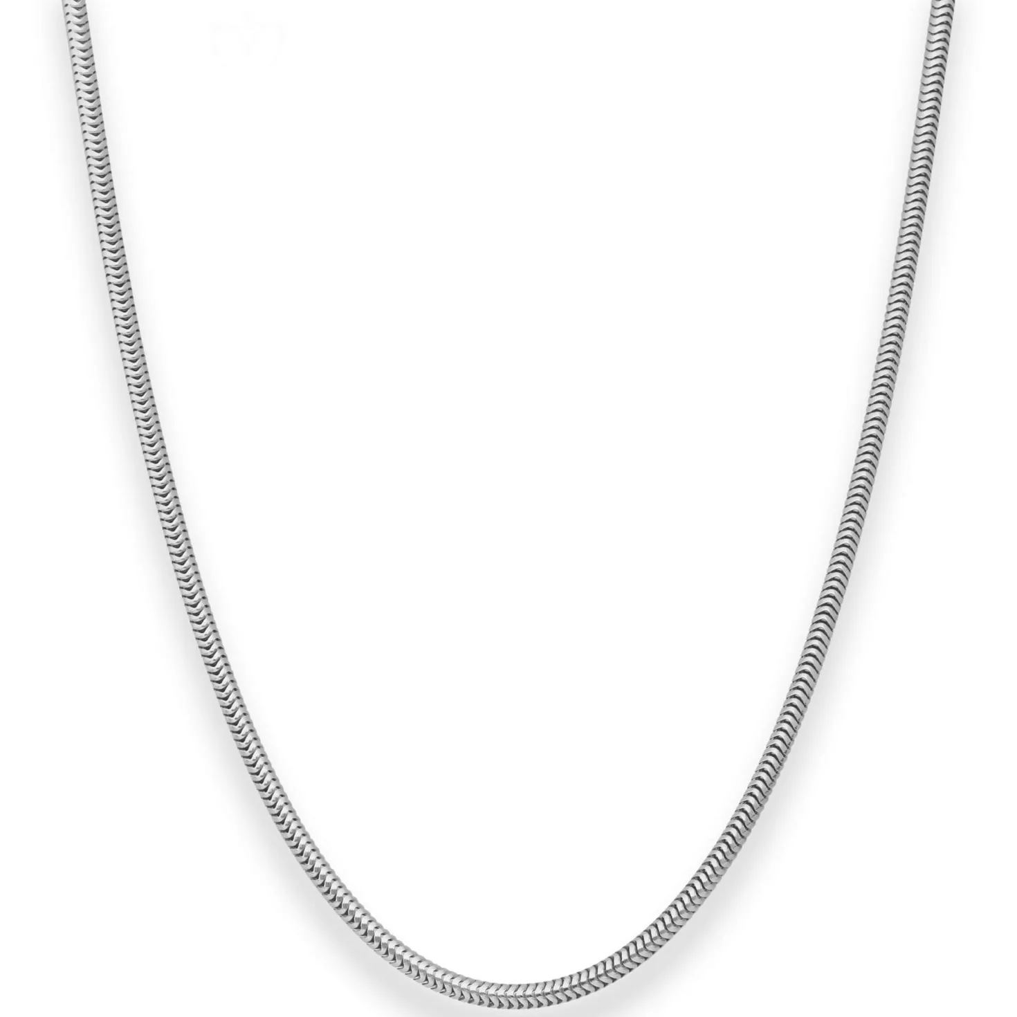 2,4mm Schlangenkette Silberkette Collier Halskette aus 925 Silber 42cm