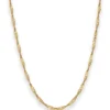 2,2mm Singapurkette Collier Halskette aus 585 Gold Gelbgold 45cm