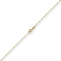 1mm Singapurkette Goldkette Collier Halskette aus 333 Gold Gelbgold 42cm