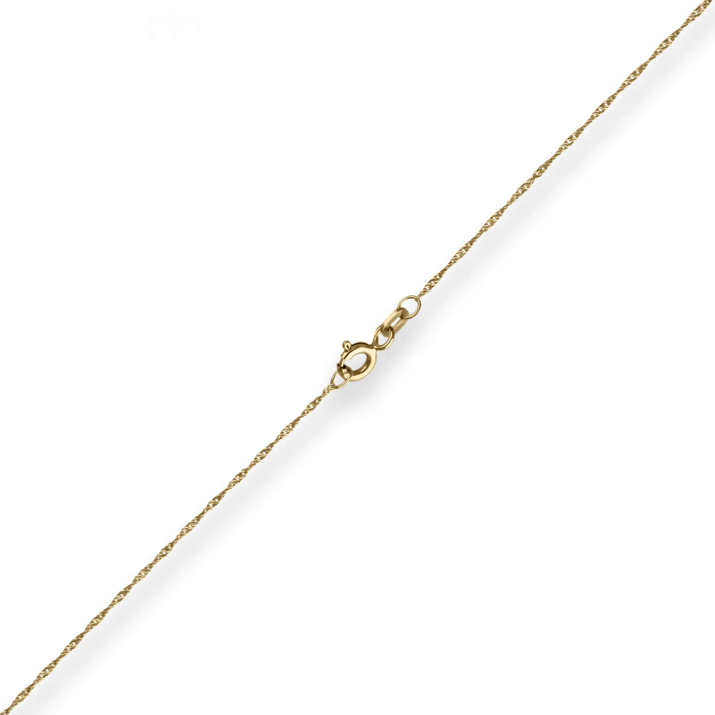 1mm Singapurkette Goldkette Collier Halskette aus 333 Gold Gelbgold 42cm