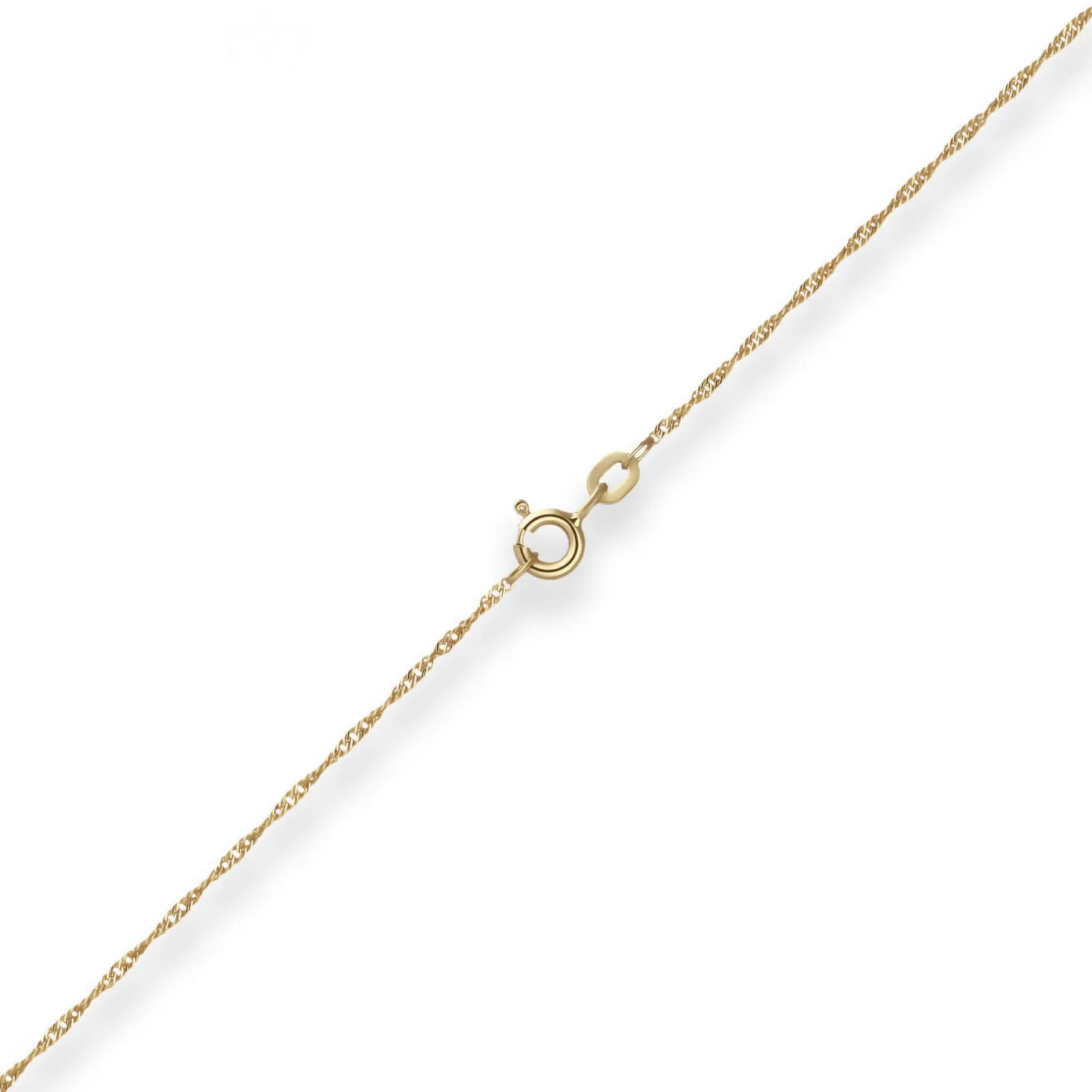 1,2mm Singapurkette Goldkette Collier Halskette aus 333 Gold Gelbgold 42cm
