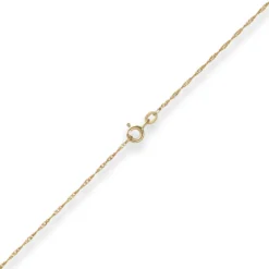 1,2mm Singapurkette Goldkette Collier Halskette aus 585 Gold Gelbgold 50cm
