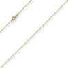 1mm Singapurkette Goldkette Collier Halskette aus 750 Gold Gelbgold 45cm