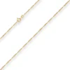 1,4mm Singapurkette Goldkette Collier Halskette aus 375 Gold Gelbgold 38cm