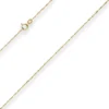1mm Singapurkette Goldkette Collier Halskette aus 585 Gold Gelbgold 45cm