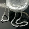 2mm Singapurkette Kette Collier, 925 Silber, Silberkette rund, 50cm
