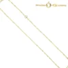 1,8mm Singapurkette Kette Halskette 333 Gold Gelbgold 42cm Halsschmuck
