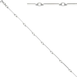 2,8mm Stäbchen Armband Silberarmband Armkette aus echtem 925 Silber, 19cm