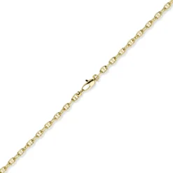 4mm Steg-Ankerkette Kette Collier Halskette aus 585 Gold Gelbgold 45cm