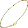 2mm Stegpanzerarmband Armkette Armband, 333 Gold Gelbgold, 19cm