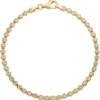 3,6mm Tennisarmband aus 333 Gold Gelbgold mit 45 Zirkonia 19cm Armschmuck
