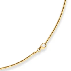 1,9mm Tondakette oval Collier Omegareif Halskette aus 333 Gold Gelbgold 42cm