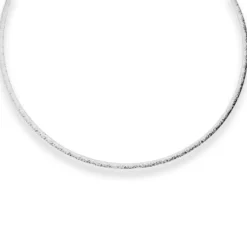 3mm Tondakette oval Silberkette Collier Halskette aus 925 Silber 42cm
