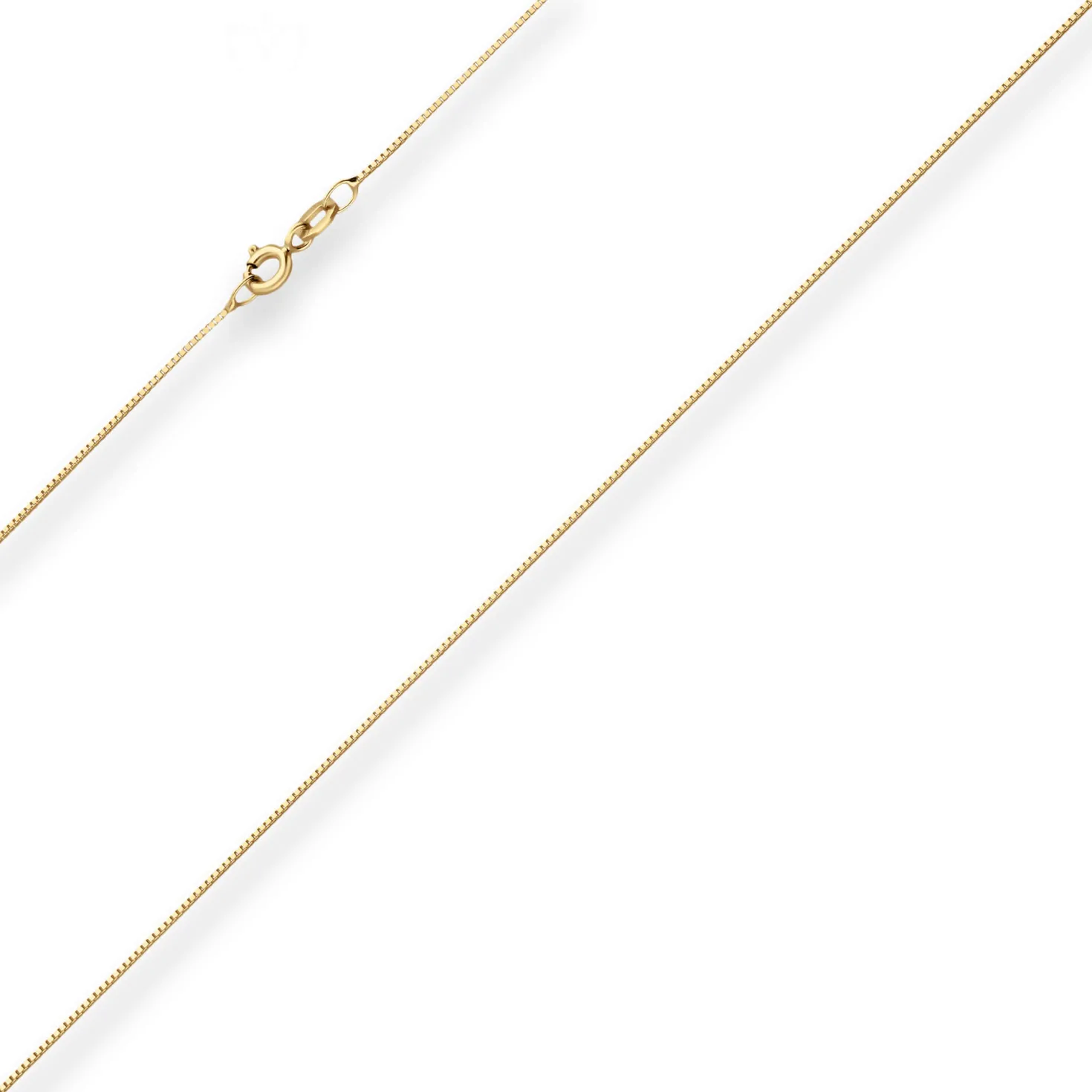 0,7mm Veneziakette Collier Halskette aus 375 Gold Gelbgold 40cm