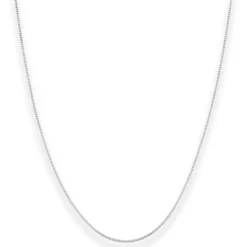 0,8mm Veneziakette Goldkette Collier Halskette aus 585 Gold Weißgold 40cm