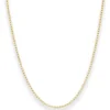 1,8mm Veneziakette Goldkette Collier Halskette aus 585 Gold Gelbgold 55cm