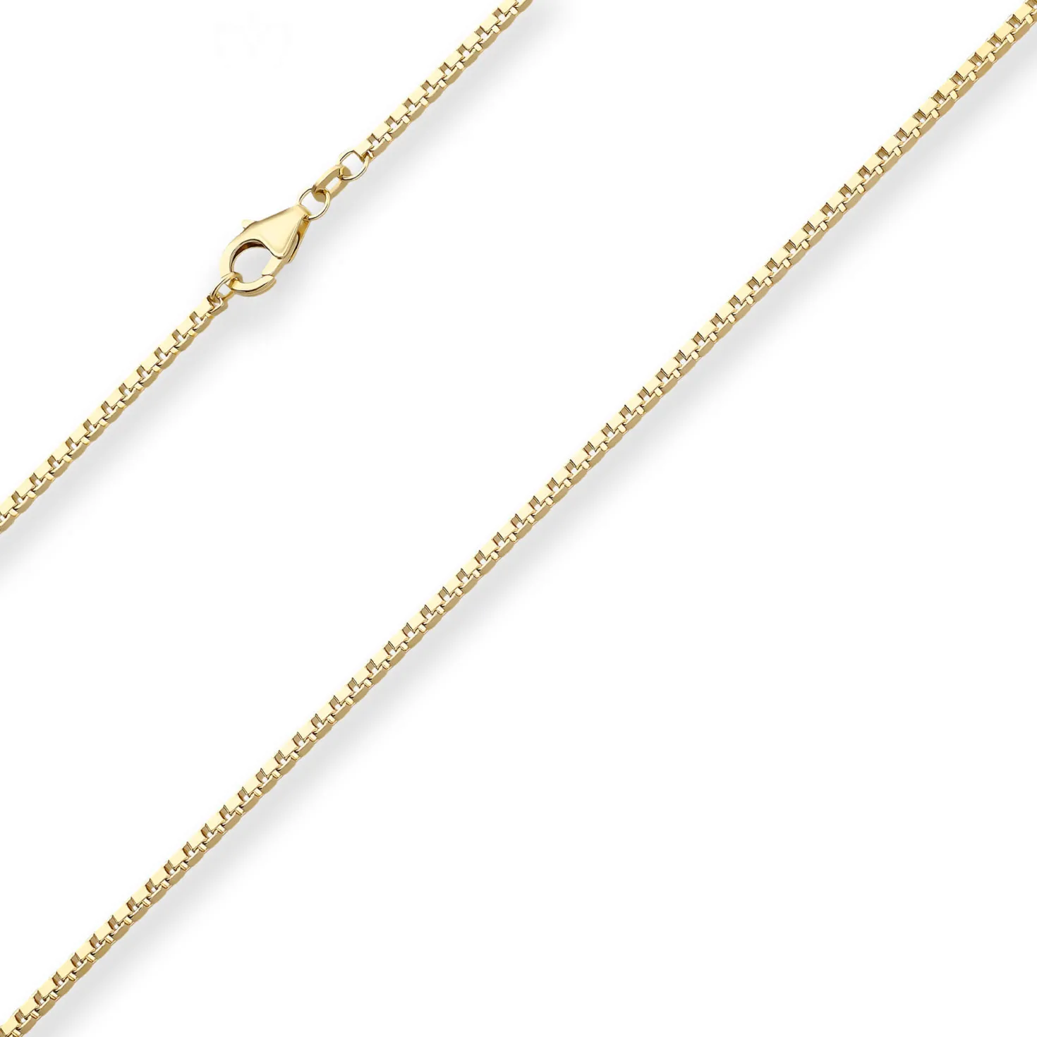 1,8mm Veneziakette Goldkette Collier Halskette aus 585 Gold Gelbgold 55cm