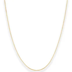 0,8mm Veneziakette Goldkette Collier Halskette aus 333 Gold Gelbgold 42cm