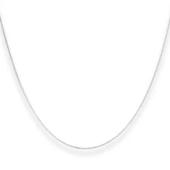 0,9mm Veneziakette Goldkette Collier Halskette aus 585 Gold Weißgold 60cm