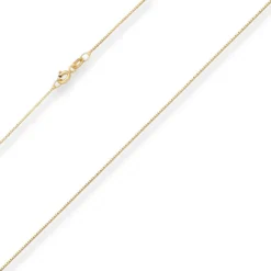 0,7mm Veneziakette Goldkette Collier Halskette aus 750 Gold Gelbgold 38cm
