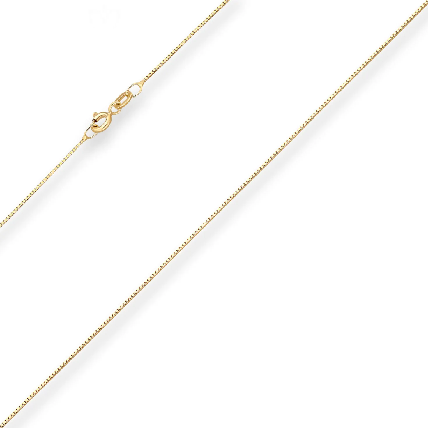 0,7mm Veneziakette Goldkette Collier Halskette aus 750 Gold Gelbgold 38cm