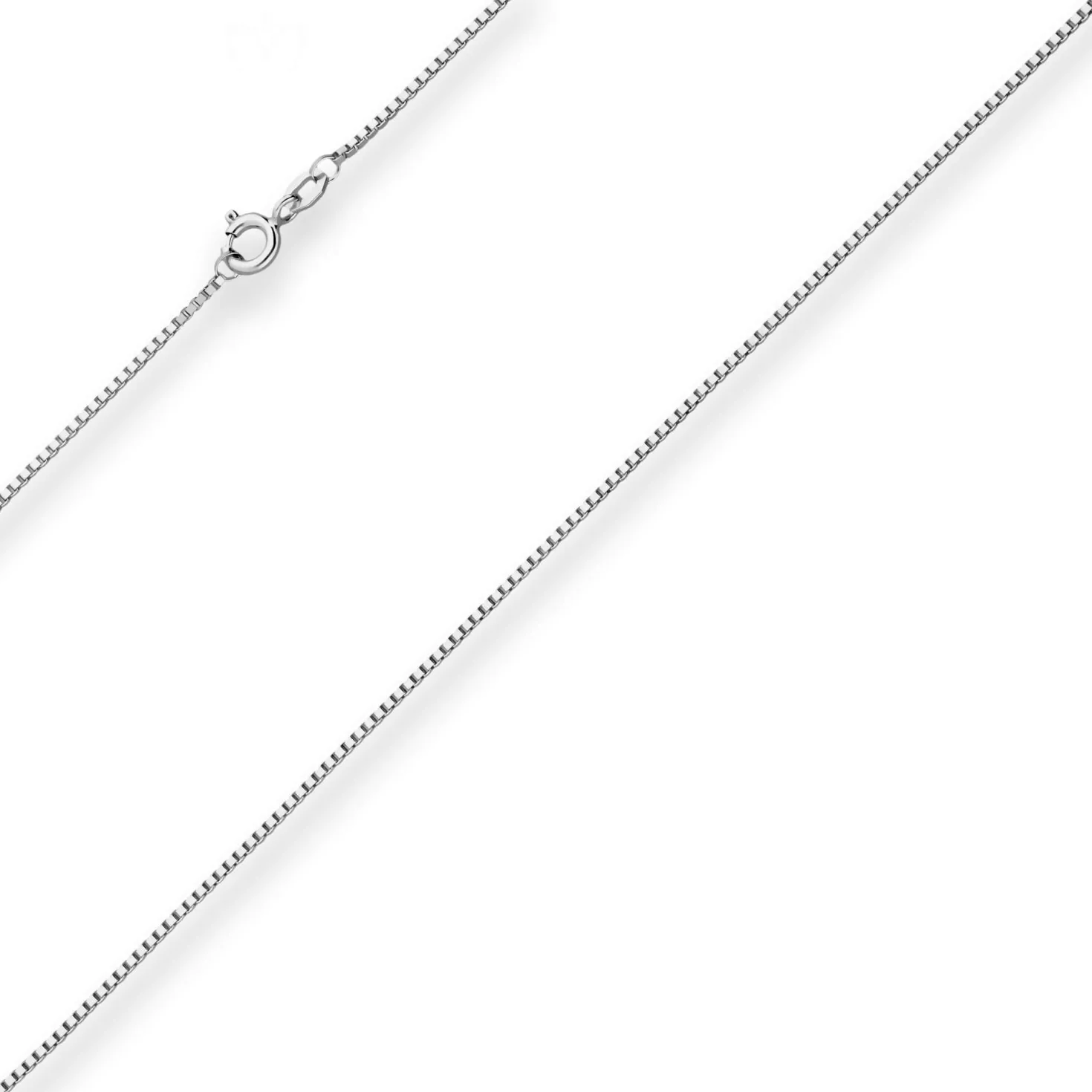 1,2mm Veneziakette Goldkette Collier Halskette aus 333 Gold Weißgold 40cm