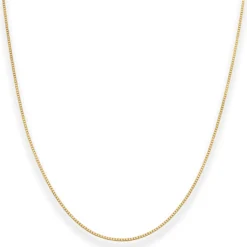 0,8mm Veneziakette Goldkette Collier Halskette aus 585 Gold Gelbgold 42cm