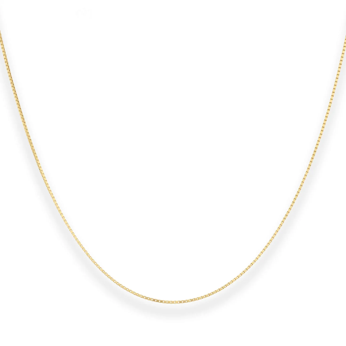 0,9mm Veneziakette Goldkette Collier Halskette aus 375 Gold Gelbgold 40cm