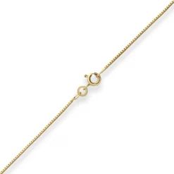 0,8mm Veneziakette Goldkette Collier Halskette aus 333 Gold Gelbgold 45cm