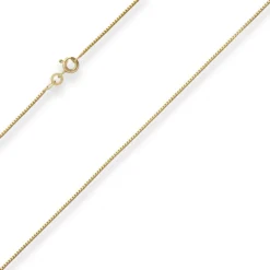 0,8mm Veneziakette Goldkette Collier Halskette aus 333 Gold Gelbgold 45cm