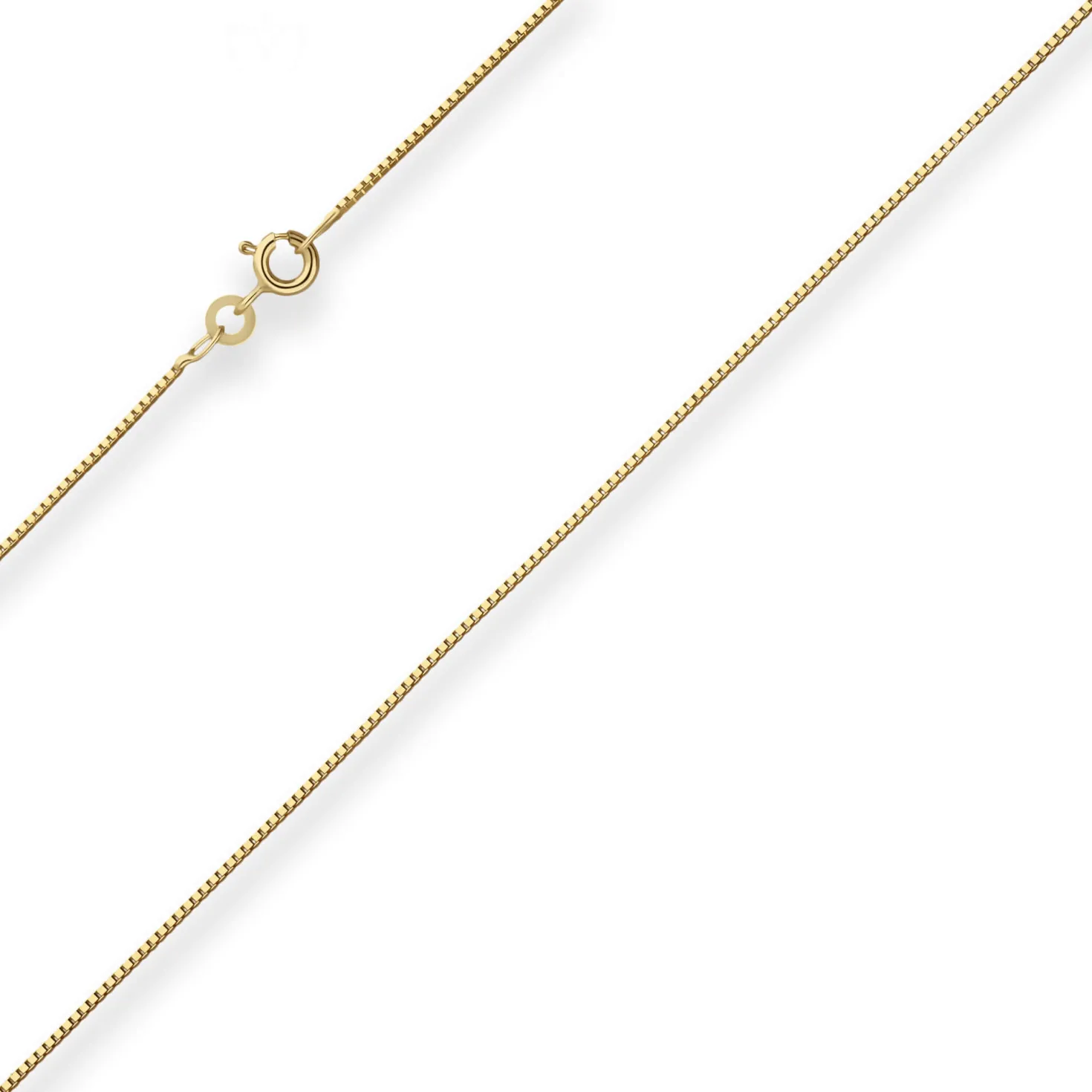 0,8mm Veneziakette Goldkette Collier Halskette aus 333 Gold Gelbgold 45cm
