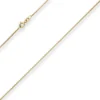0,9mm Veneziakette Goldkette Collier Halskette aus 333 Gold Gelbgold 38cm