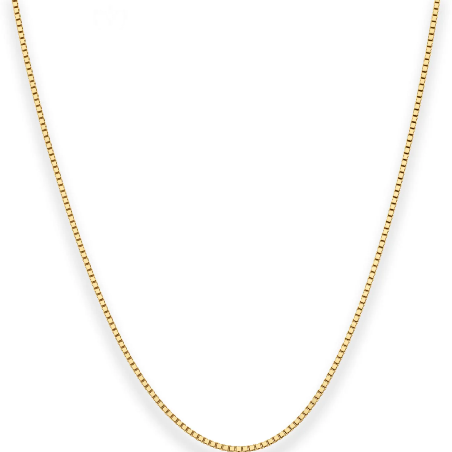 1,2mm Veneziakette Goldkette Collier Halskette aus 375 Gold Gelbgold 70cm
